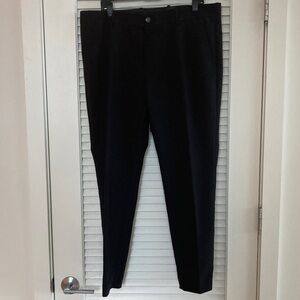 H&M Men's Flat Front Black Dress Pants Size 38R